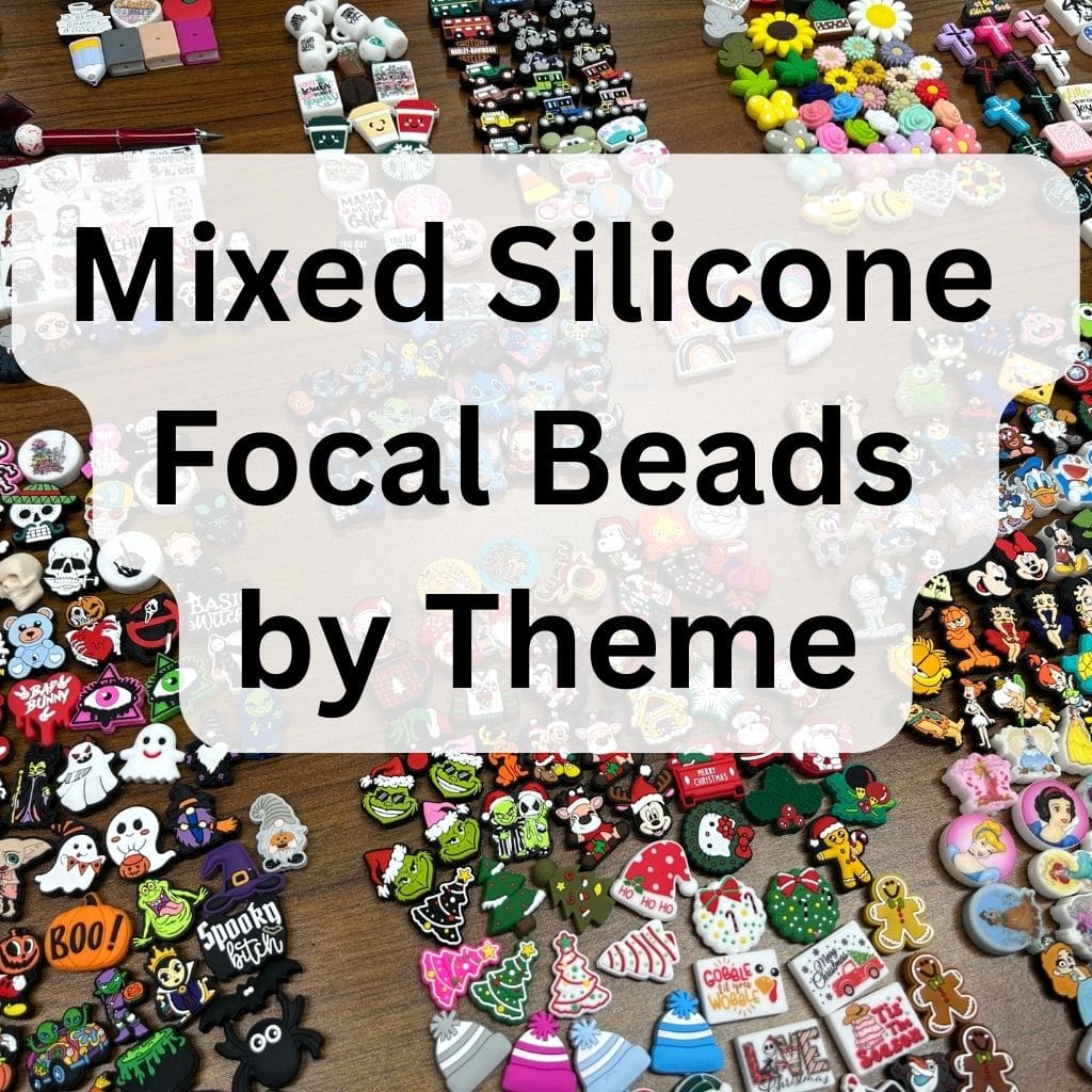 Lot of Focal Beads for Pens / Focal Beads / Silicone Beads / 