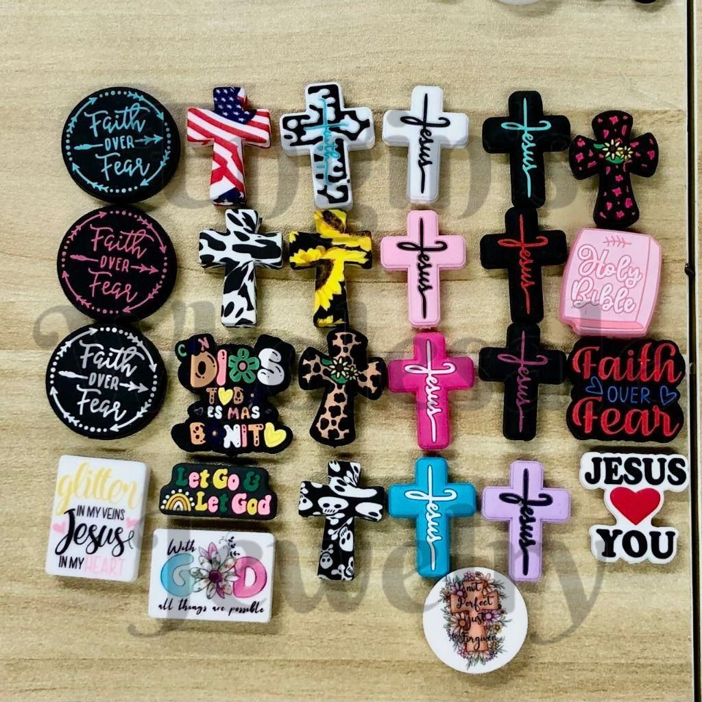 faith based silicone focal beads bulk｜TikTok Search
