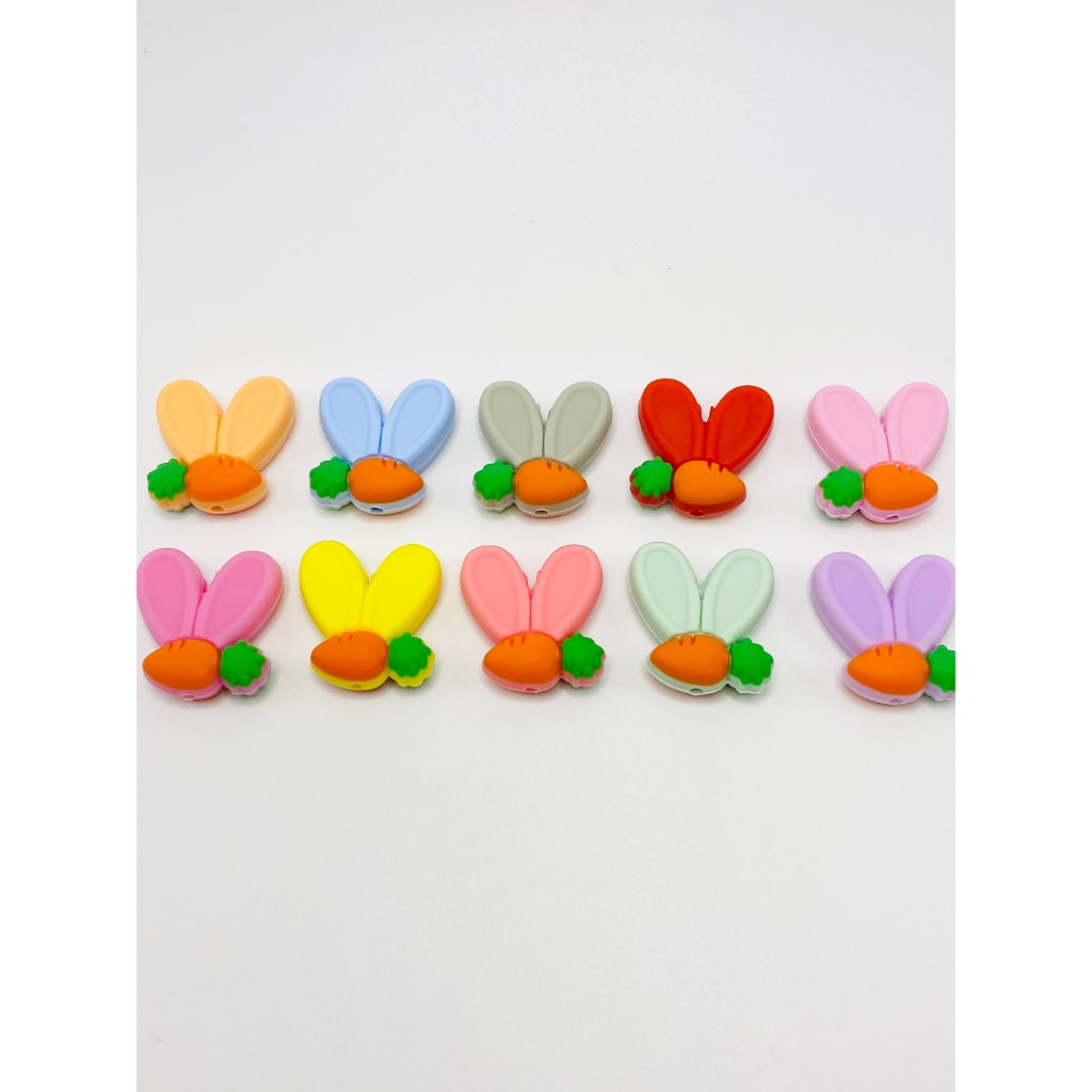 Cute Chick Chicken Silicone Focal Beads