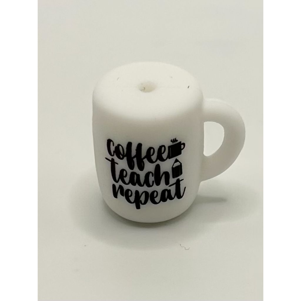 NEW Mama Needs Coffee Beads Silicone Focal Beads Beads for 