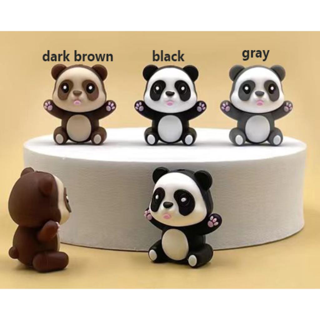 Silicone reborn mini top panda bear