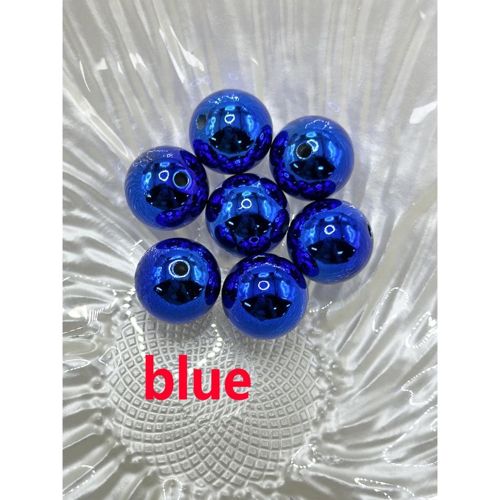 Metallic Finish Glossy Metallic Acrylic Beads Large 20mm, XBL