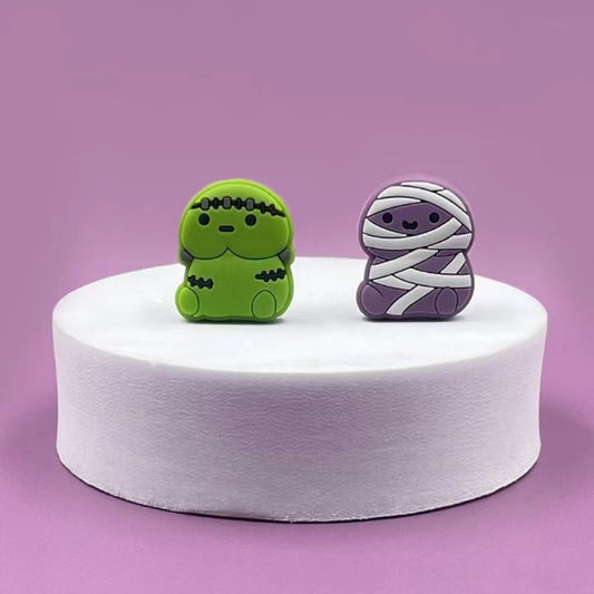 Little Cute Mummy Silicone Focal Beads