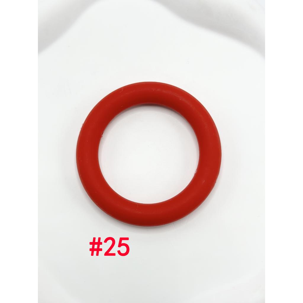 Soft Silicone Ring Frame Bead Circle Round Car Hanger Charm Loop 65mm