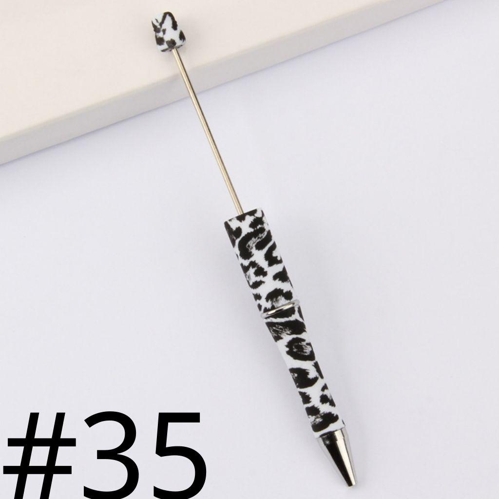 Panther Printed Beadable Pens Number 35