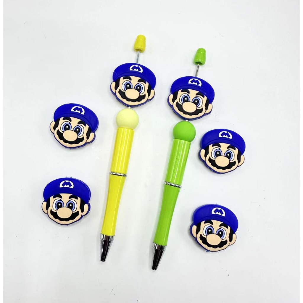 Mario Silicone Focal Beads