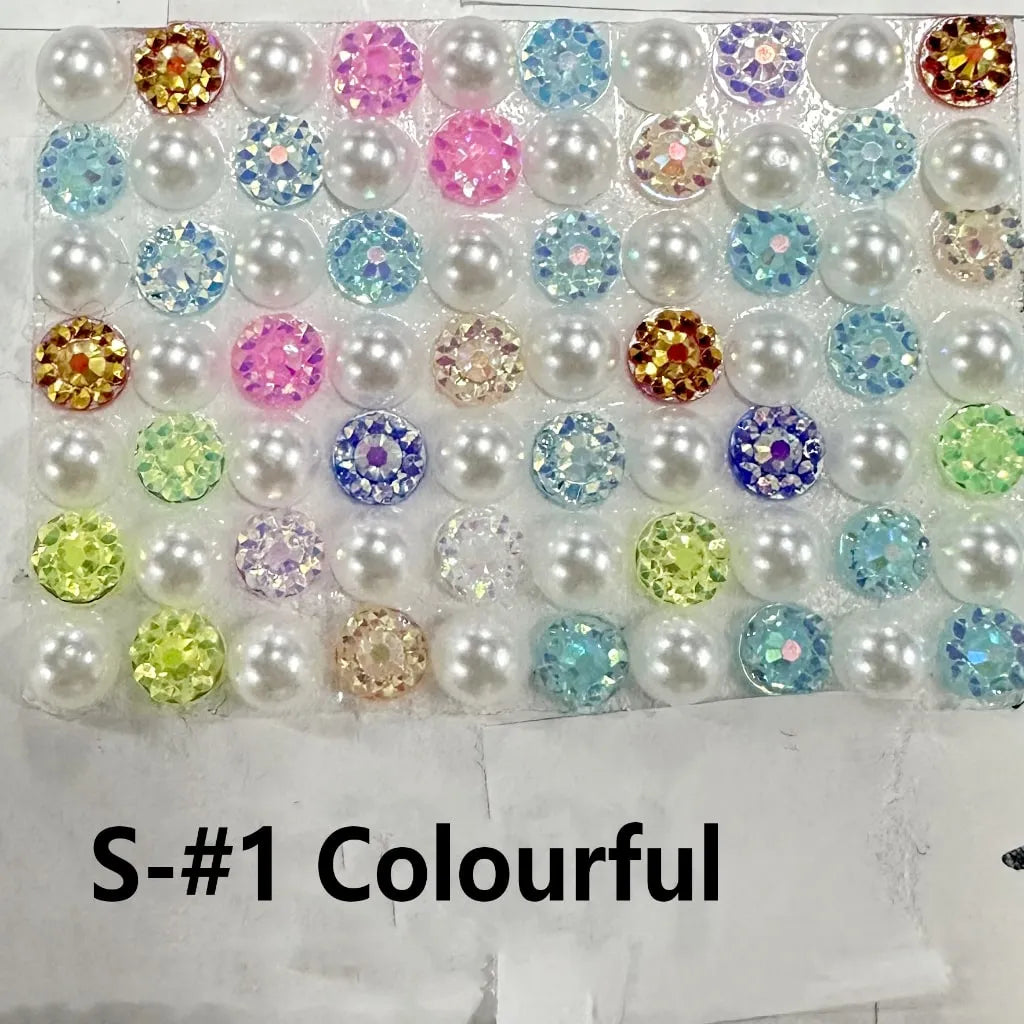 DIY Bling Bling Wraps for Pen, Around 40*28MM, 78pcs in 1 Sheet, Please Read the Description