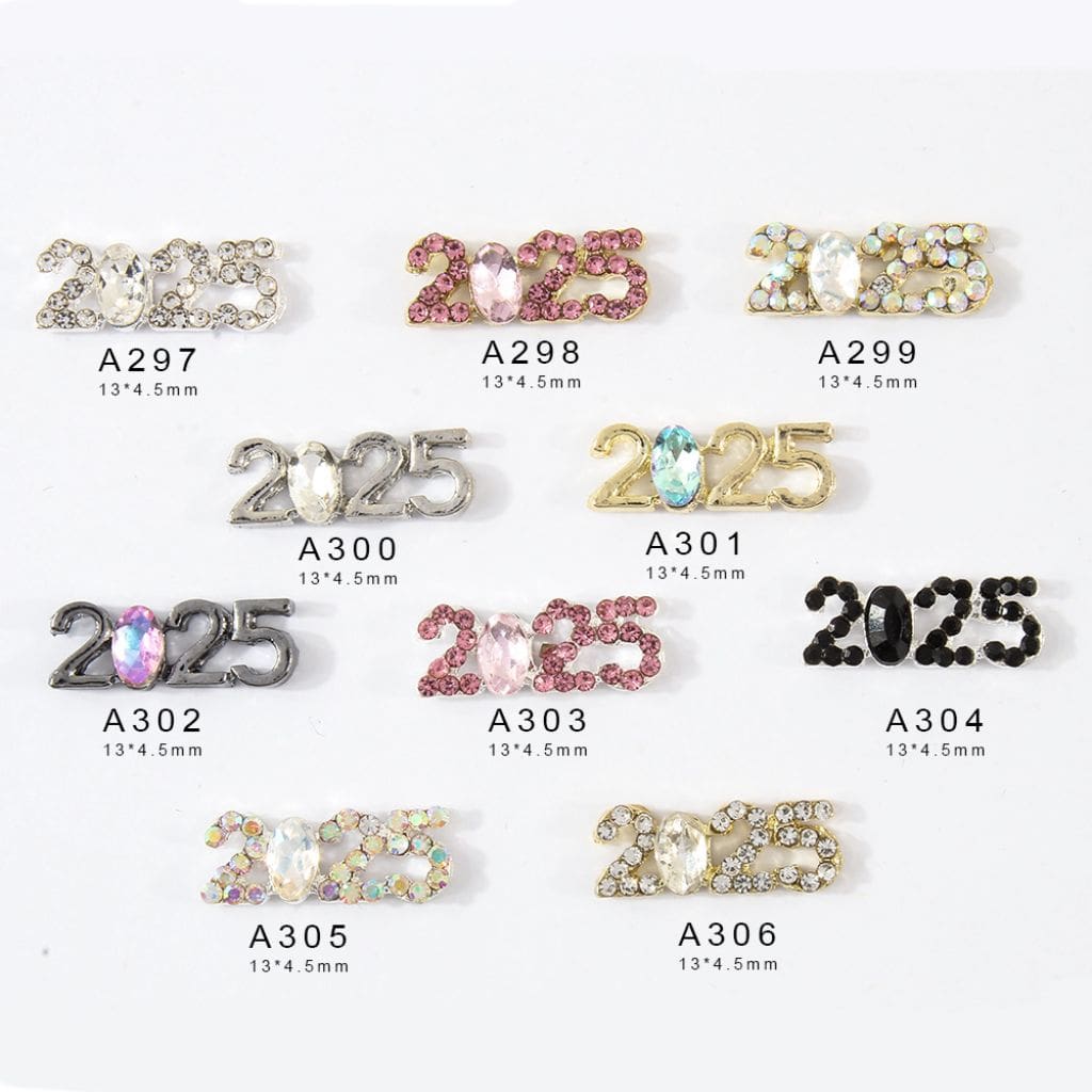 DIY Bling Bling Alloy Luxury Metal Nail Art Rhinestones Nail Crystal Jewelry Accessory Diamond Charm, Around 15*6MM