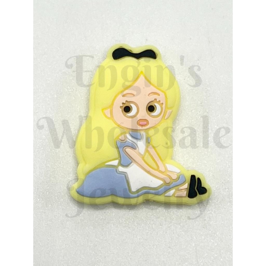 Alice Wonder Princess Silicone Focal Beads