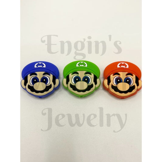 Mario Silicone Focal Beads