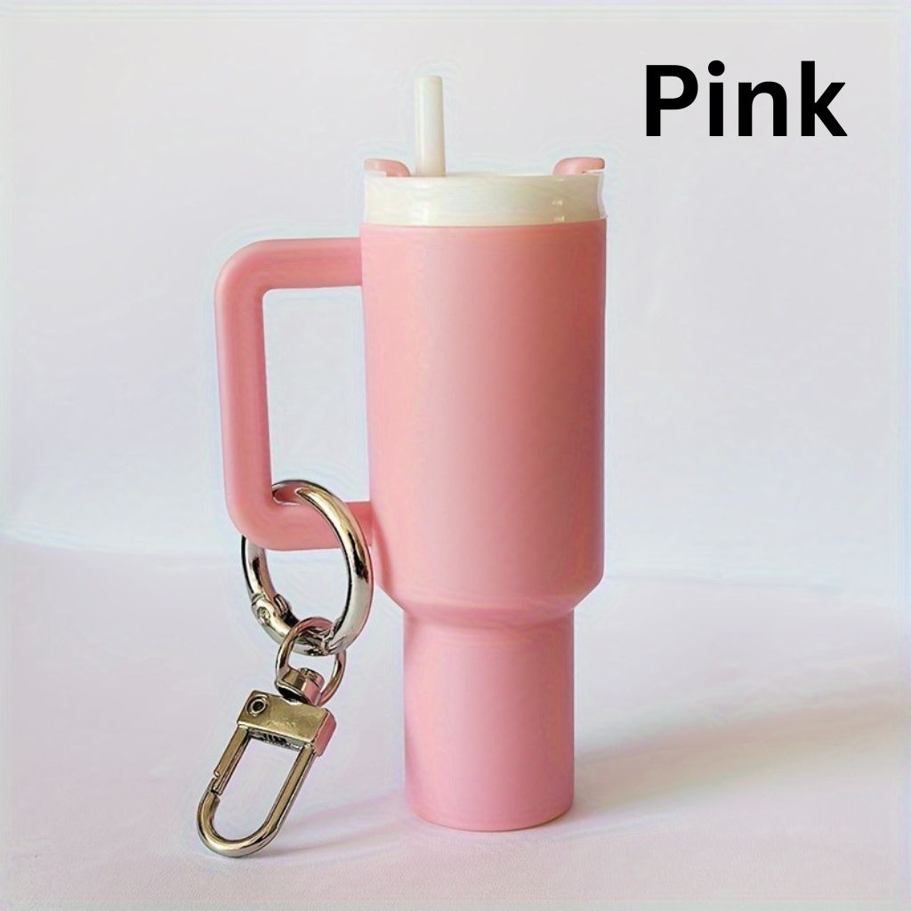 Mini Tumbler Chapstick Holder, Tumbler Keychain Chapstick Holder, Size 10*5*3cm