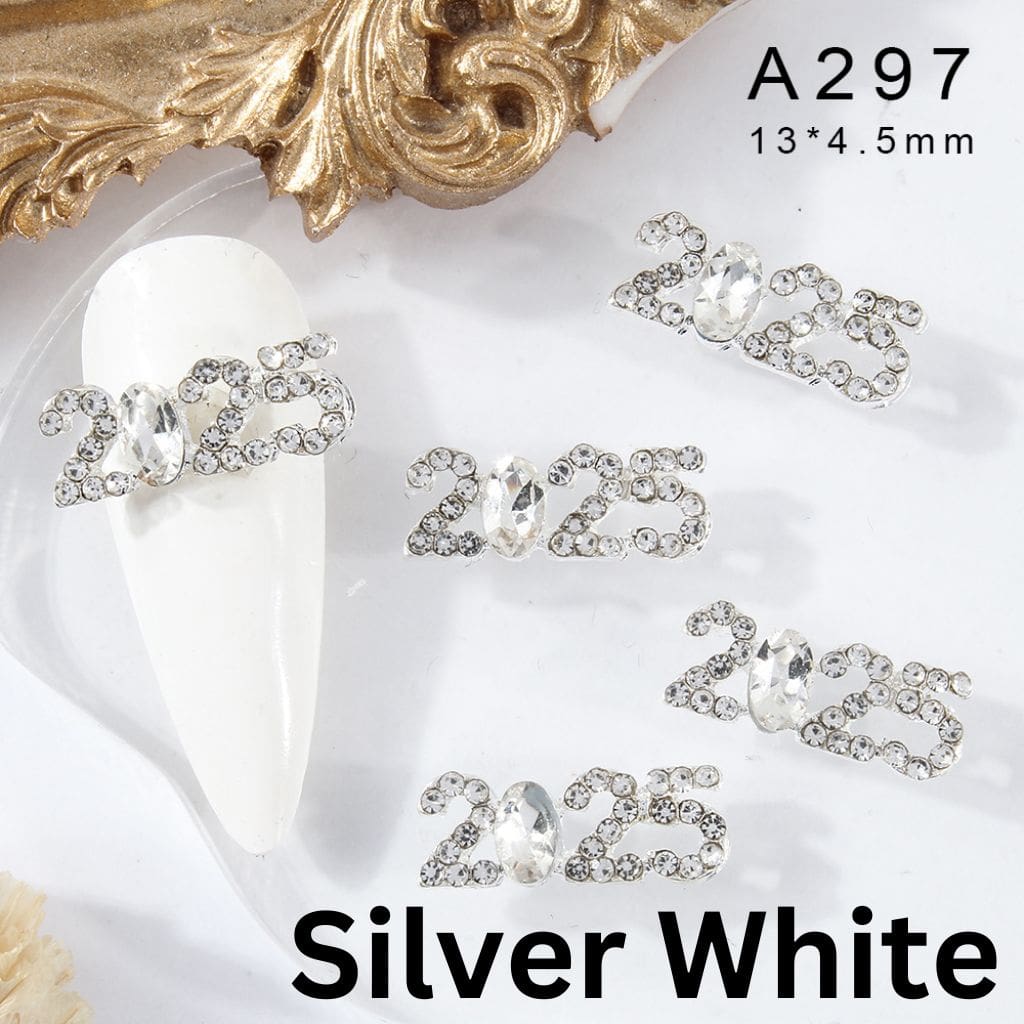 DIY Bling Bling Alloy Luxury Metal Nail Art Rhinestones Nail Crystal Jewelry Accessory Diamond Charm, Around 15*6MM