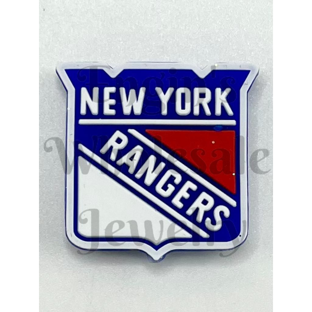 New Yor Ranger Ice Hockey Sports Game Match Team Silicone Focal Beads