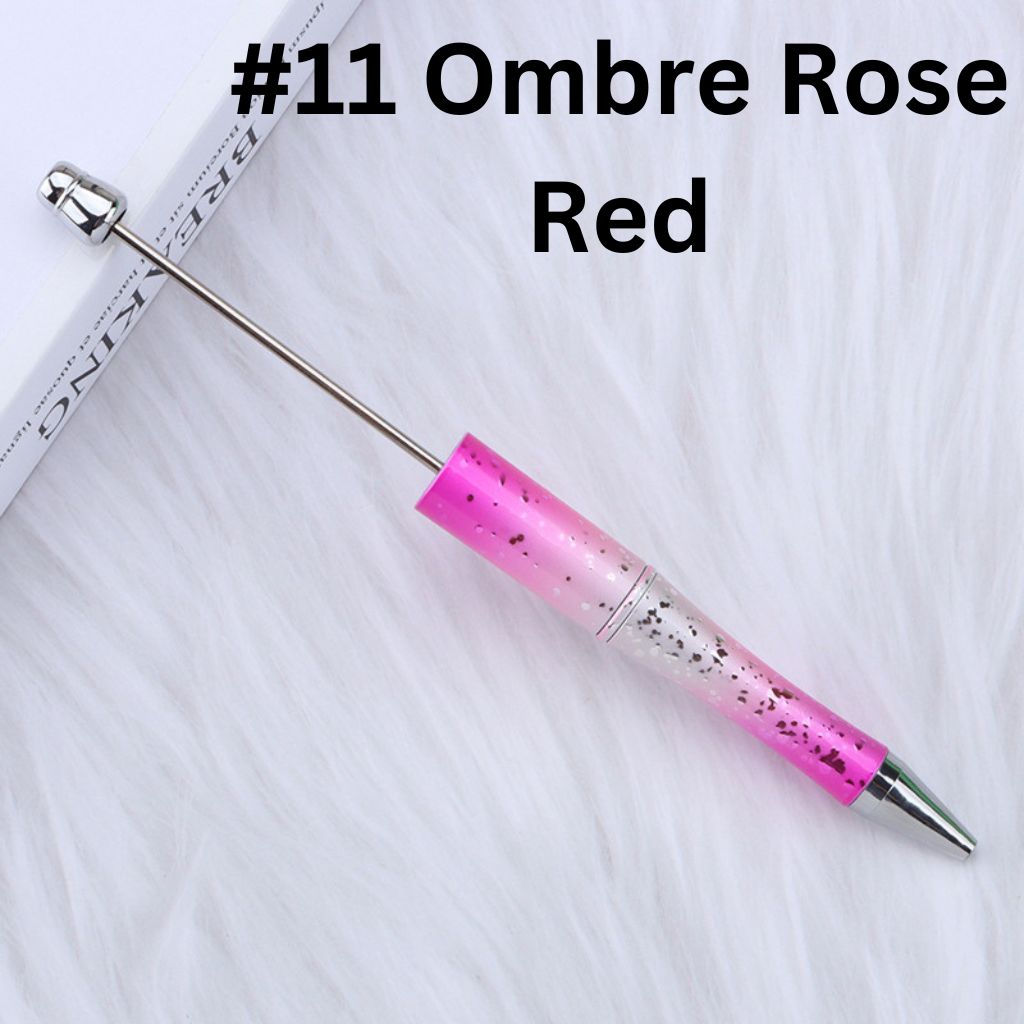 New Style DIY Star Sky Beadable Pens in Ombre Colors, 147MM