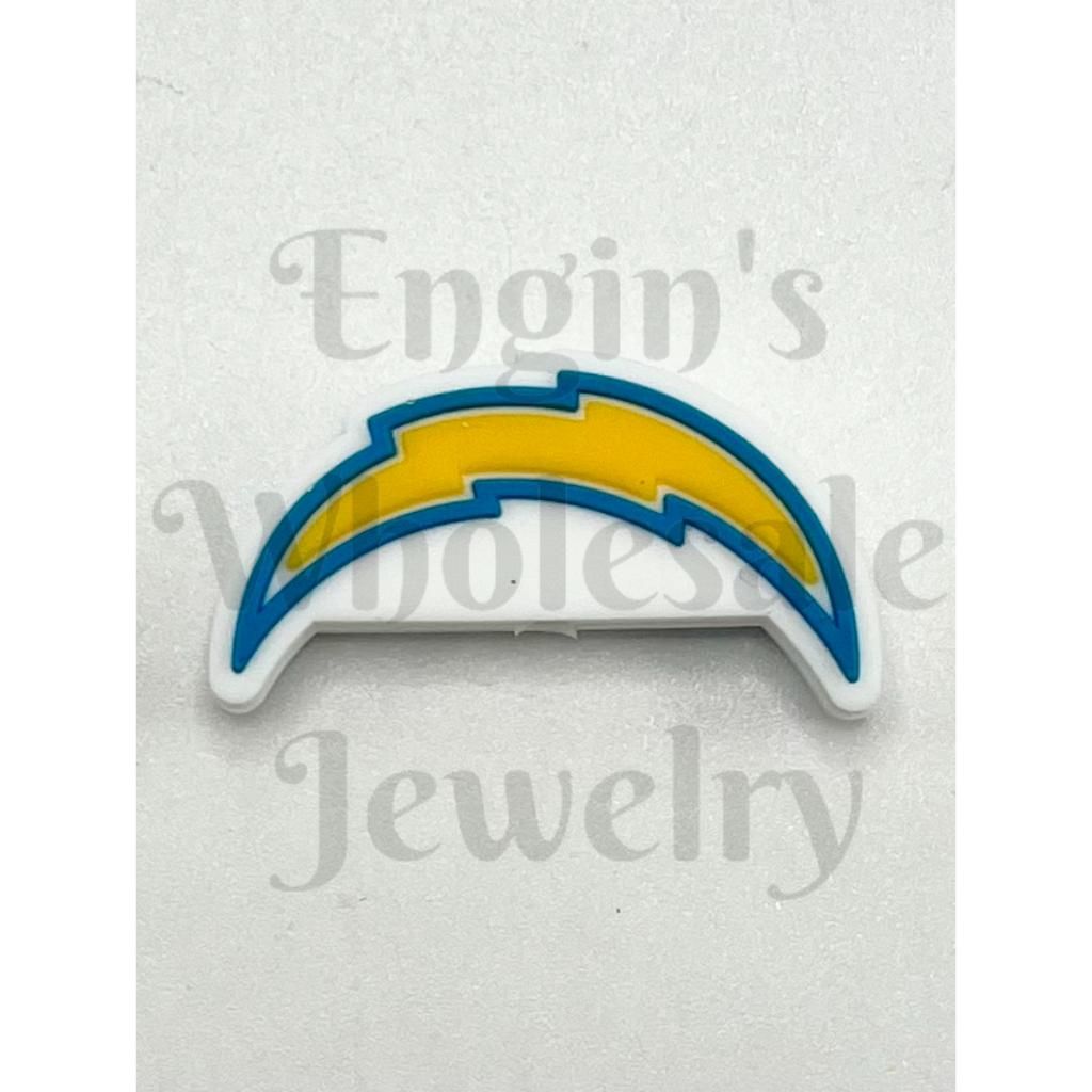 San Dieg Charger Football Game Sport Match Silicone Focal Beads