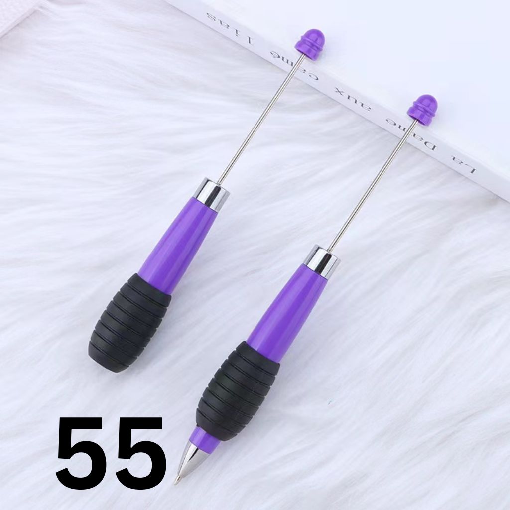 Telescopic Beadable Pens, Retractable Beaded Pens with Rotating Twist Motion