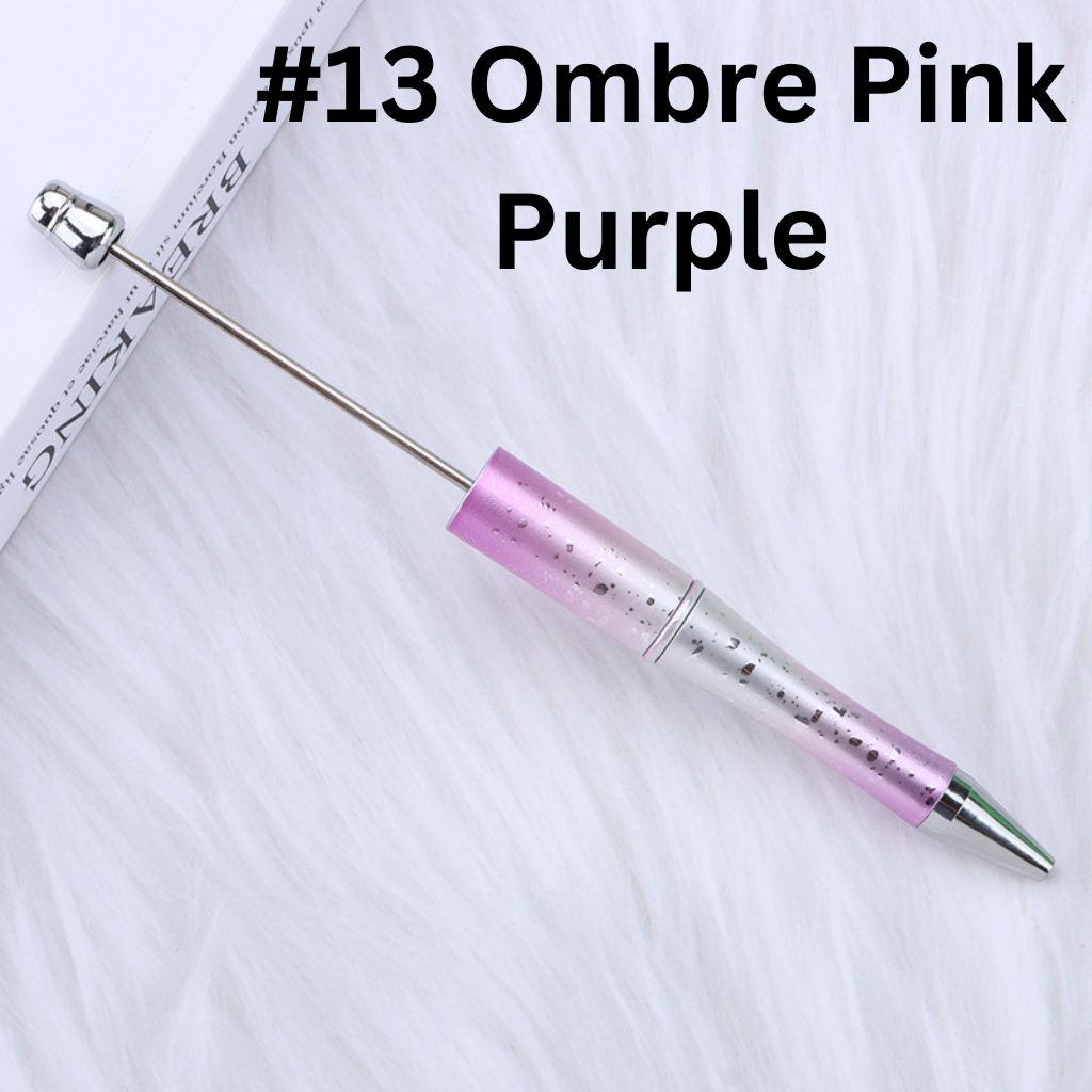 New Style DIY Star Sky Beadable Pens in Ombre Colors, 147MM