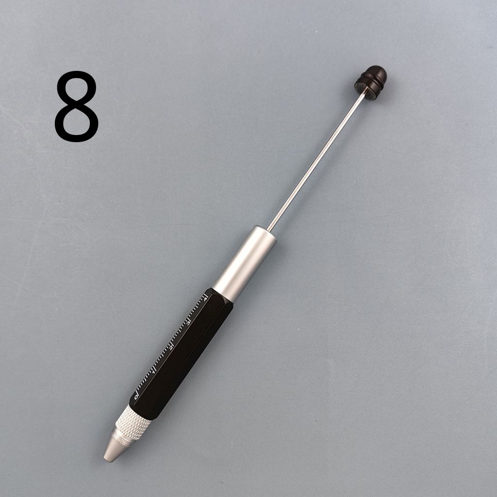 Metal  Beadable Stylus Pens, DIY Multifunction Tool with Ruler, Screwdriver for Touch Screen Devices