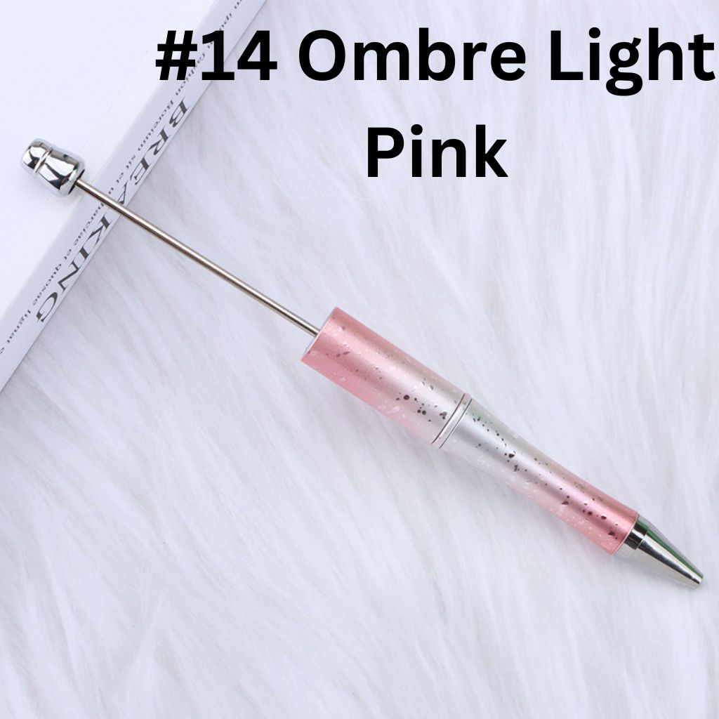 New Style DIY Star Sky Beadable Pens in Ombre Colors, 147MM