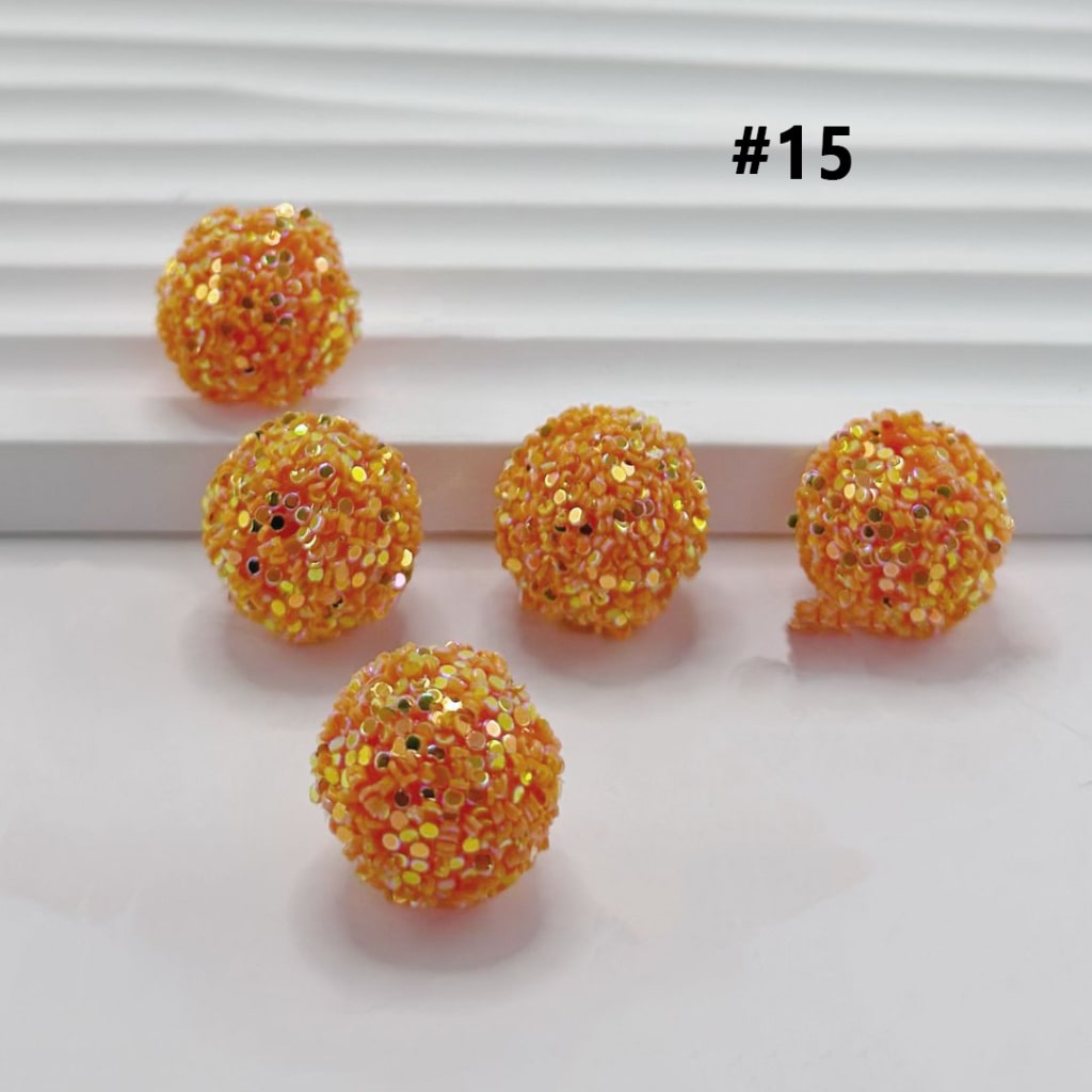 Sugar Beads Sparkling Rhinestone Beads 16mm