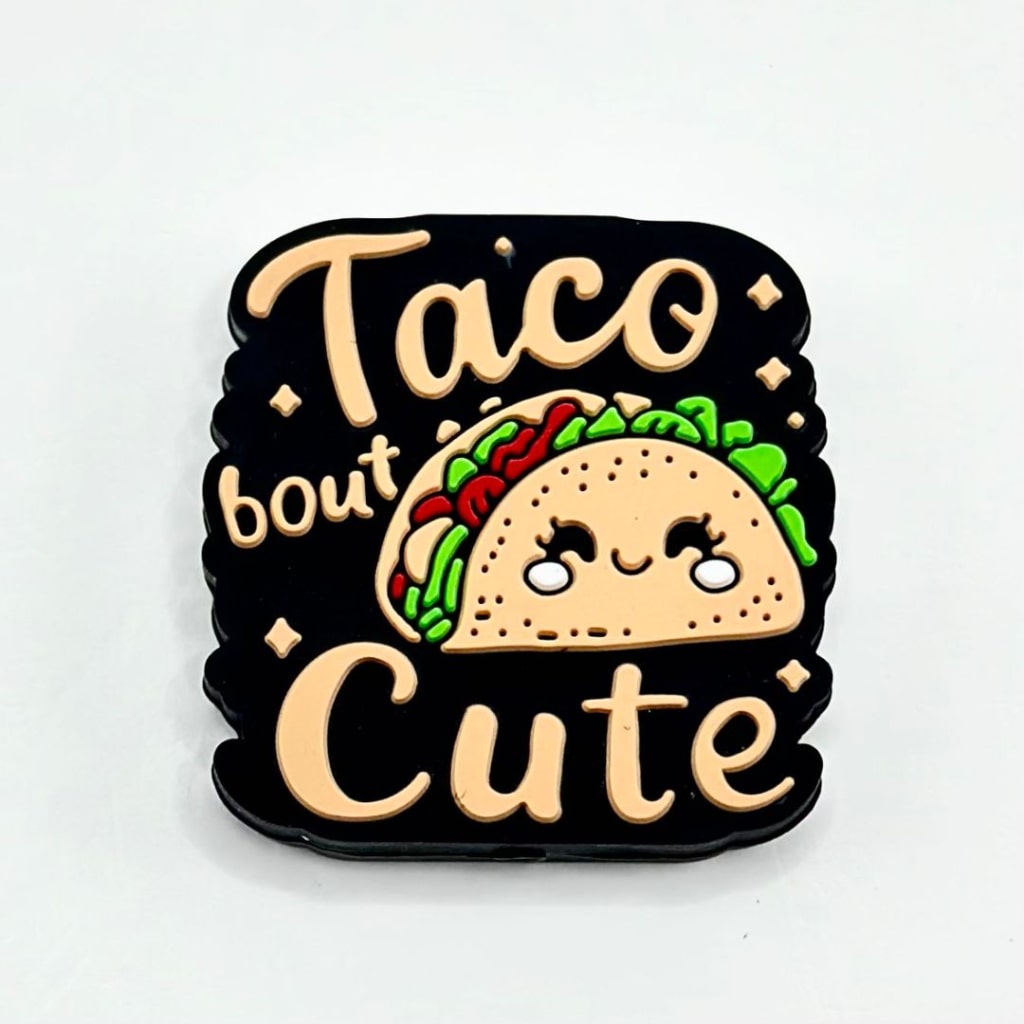 Yummy Taco Cute Mexico Snacks Food Silicone Focal Beads