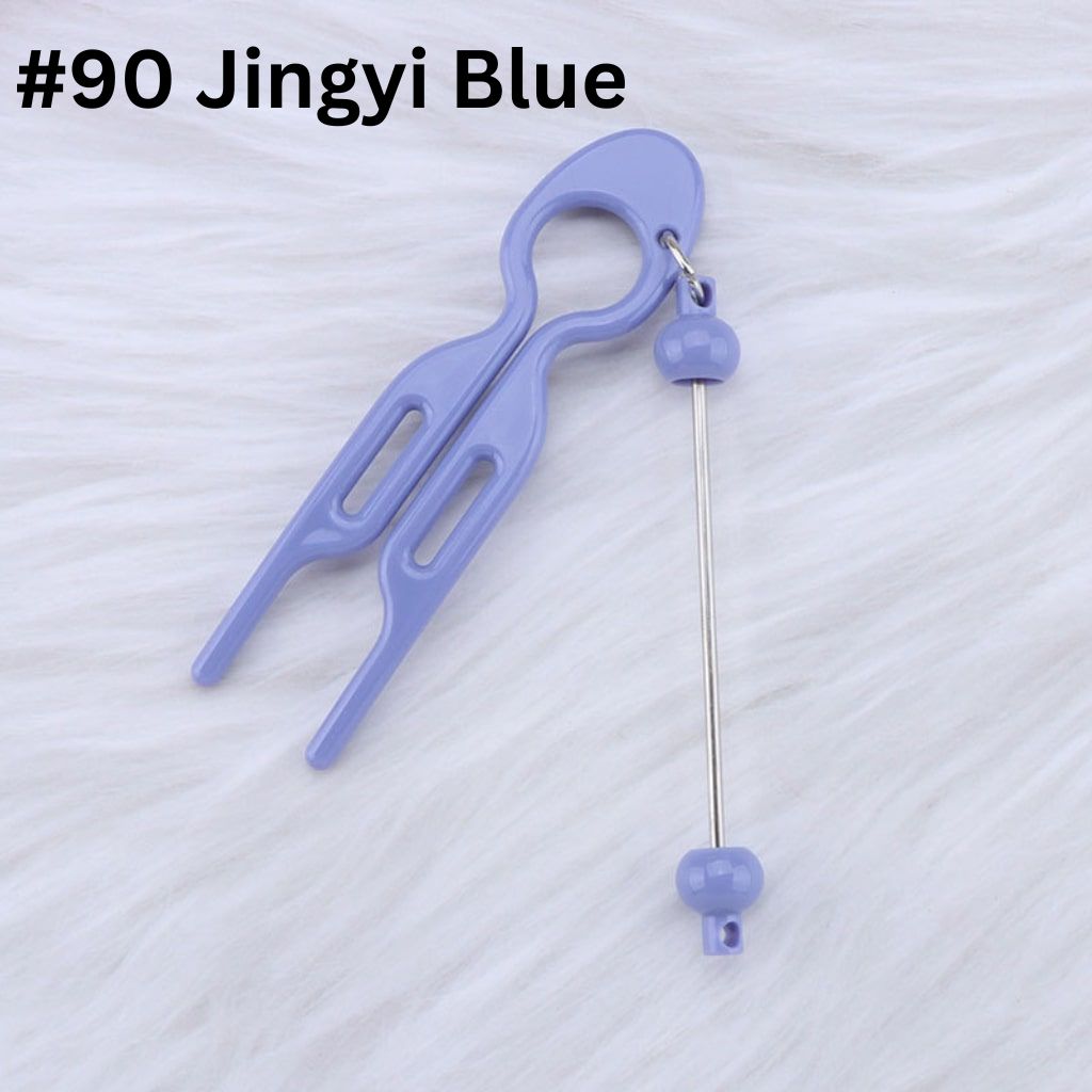 DIY Beadable Bar with U Shape Updo Comb Hair Accessories Hair Clip Hairpin Hair Artifact in Solid Color