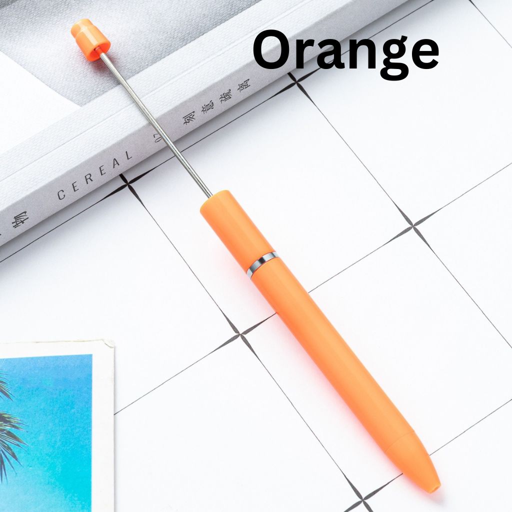 New Style Fashion DIY Beadable Pen in Solid Color, 167MM, Please Read the Description, (Refill Can be Replaced)