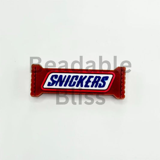 Chocolate Peanut Candy Sweet Biscuit Cookie Snickors Silicone Focal Beads