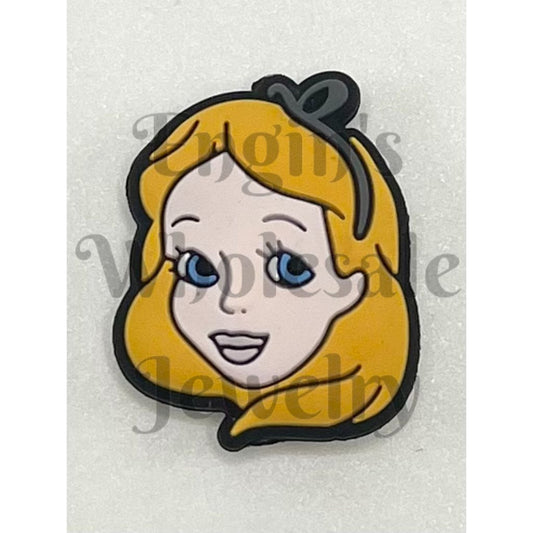 Alice Wonder Princess Silicone Focal Beads