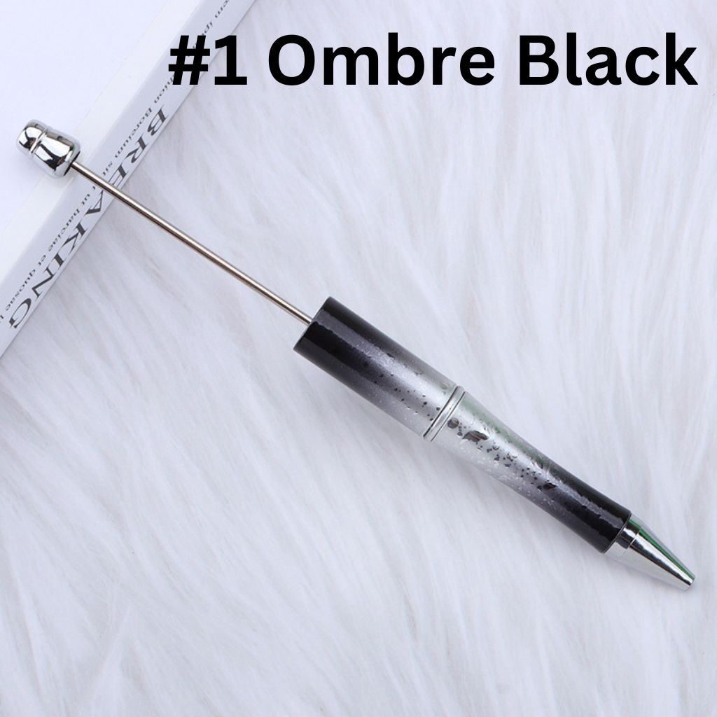 New Style DIY Star Sky Beadable Pens in Ombre Colors, 147MM