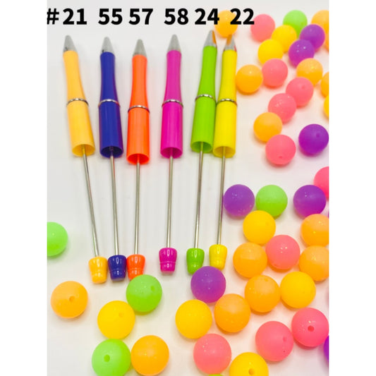 15MM Round Assorted Silicone Bead Mix – Bella's Bead Supply