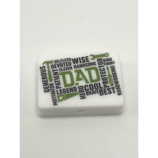 Best DAD and Quotes Silicone Focal Beads