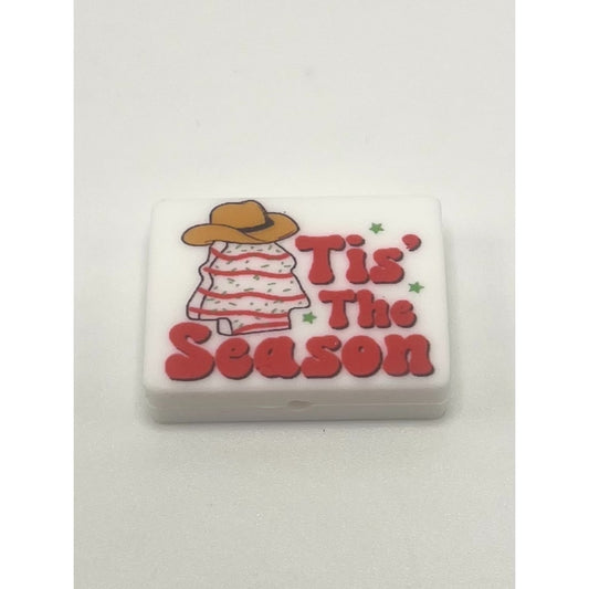 Little Debbie クリスマスツリー ケーキ Tis' The Season シリコーン フォーカル ビーズ