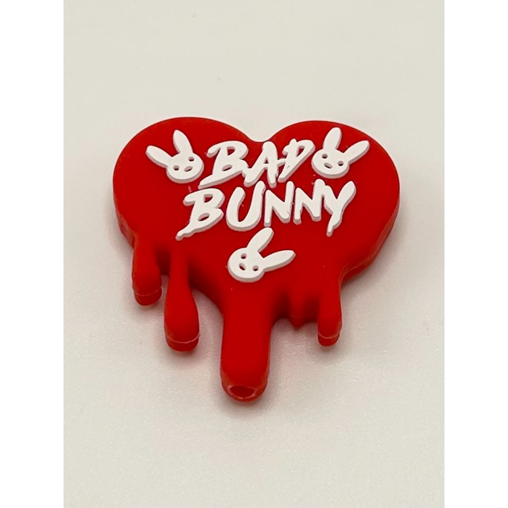 Bad Bunny Rabbit Silicone Focal Beads