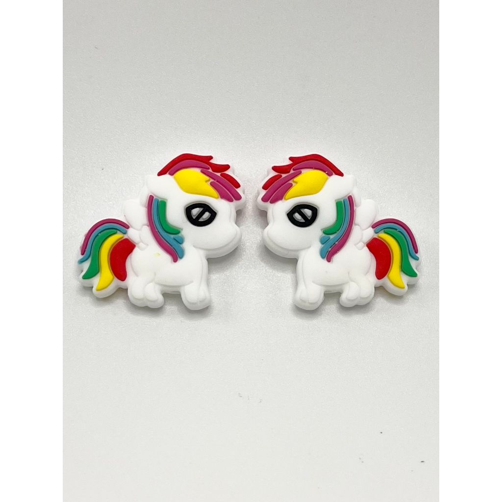 My Little Unicorn Colorful Silicone Focal Beads