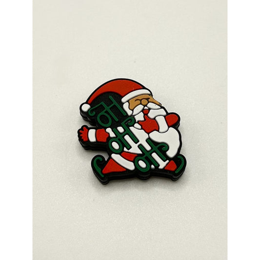 OH Santa Claus Christmas Silicone Focal Beads