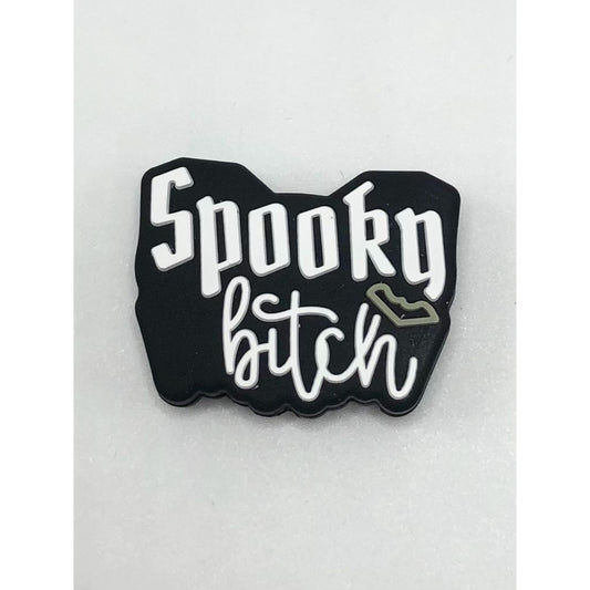 Spooky Bitch Silicone Focal Beads