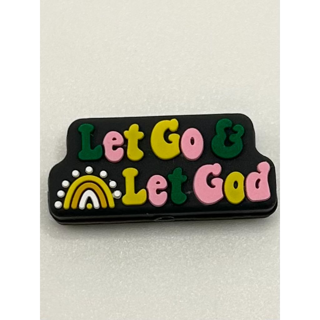 Let Go Let God Silicone Focal Beads