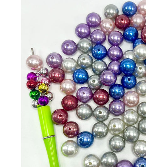 Like Dazzling Fireworks Acrylic Beads, 16mm, KQ