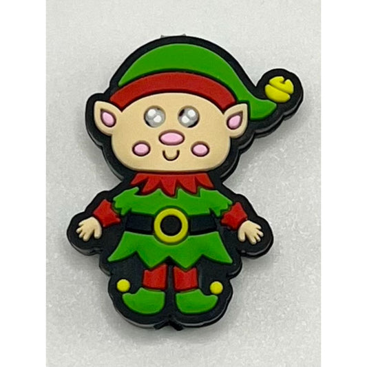 Cute Christmas Baby Silicone Focal Beads