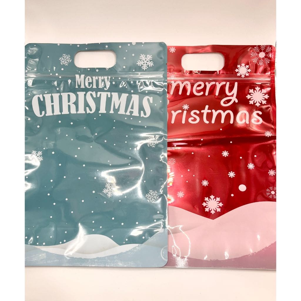 Large Merry Christmas Packaging Bag, 20mm by 30mm Beadable Bliss