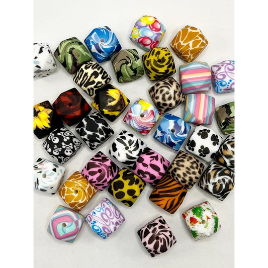  8 PCS Halloween Silicone Beads,Silicone Focal Beads for Pens  Keychain Making Character Bracelet Necklace Crafts (Halloween)