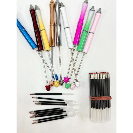 Long Ink Refills for Metal Beadable Pens, 76.6mm