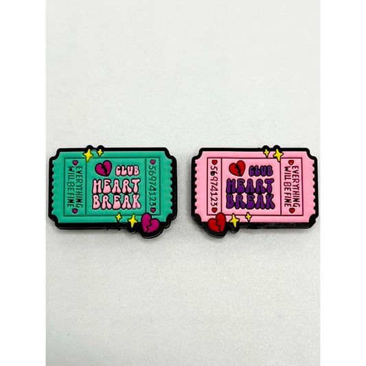 Heart Break Club Everything Will Be Fine Stamp Silicone Focal Beads