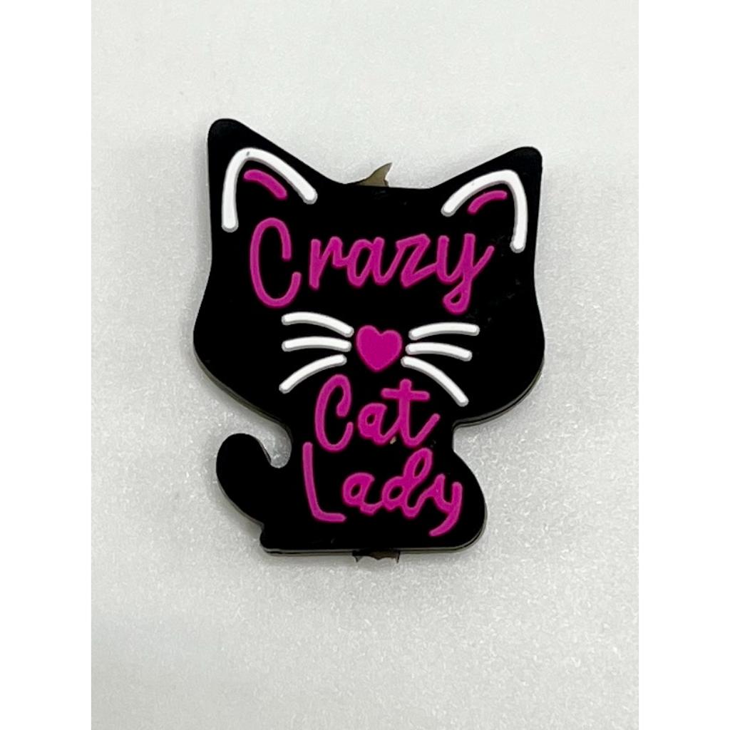 Crazy Cat Lady Silicone Focal Beads