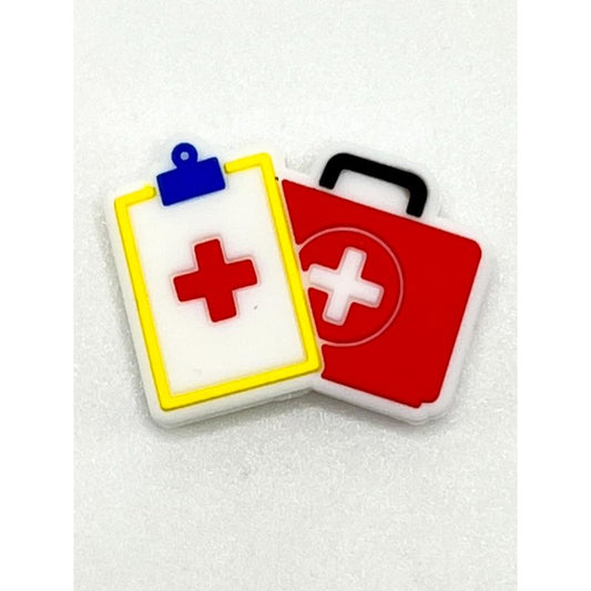 E-BOX First Aid Doctor Nurse Silicone Focal Beads