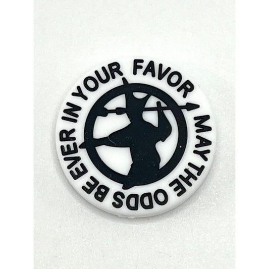 May The Odds Be Ever In Your Favor Silicone Focal Beads