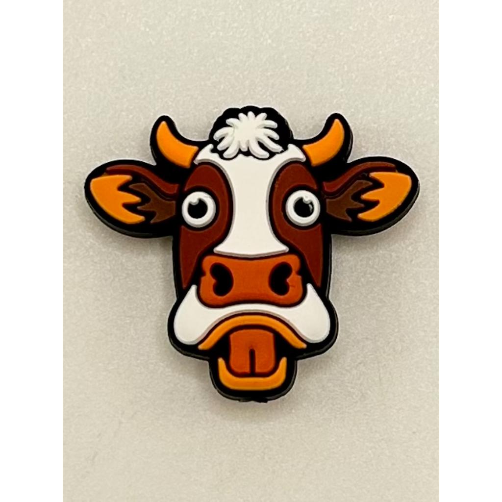 OX Cow Silicone Focal Beads