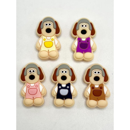 Animal Dog Silicone Focal Beads