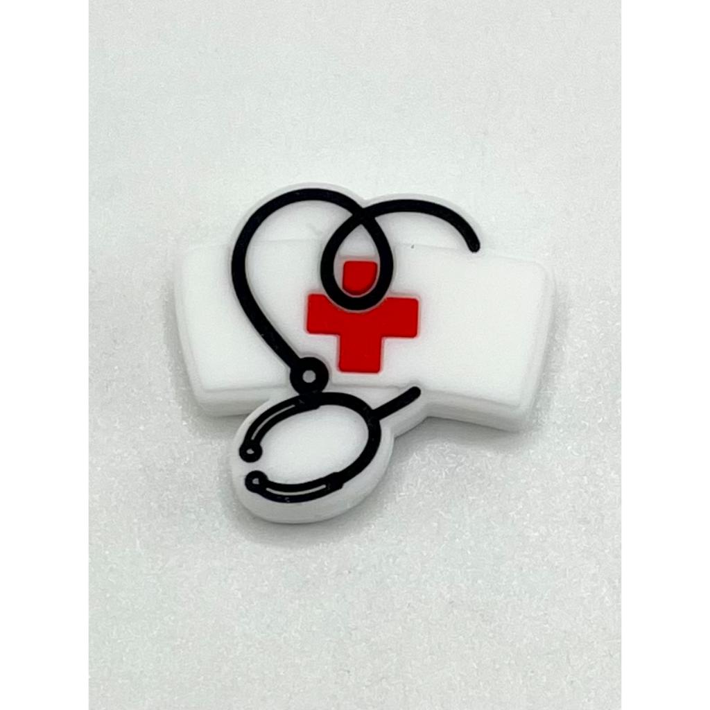 Doctor Nurse First-aid Kit Stethoscope Silicone Focal Beads